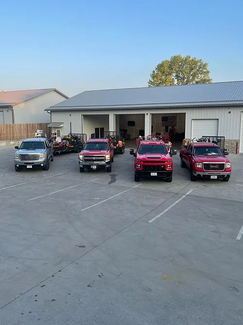 McVey Mowing Truck in Columbia, MO.